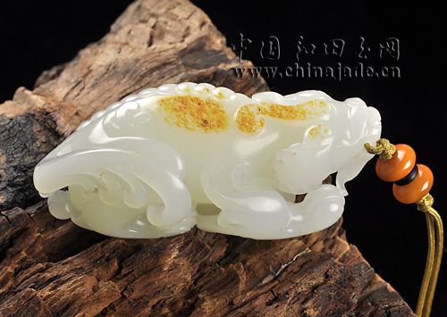 白玉子料-瑞獸辟邪