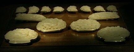 明代雙層透雕云龍紋玉帶板