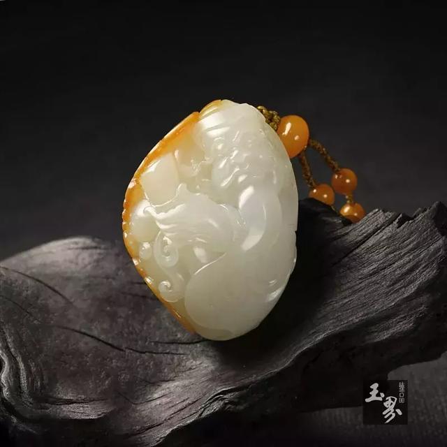 白玉籽料-莊周夢蝶